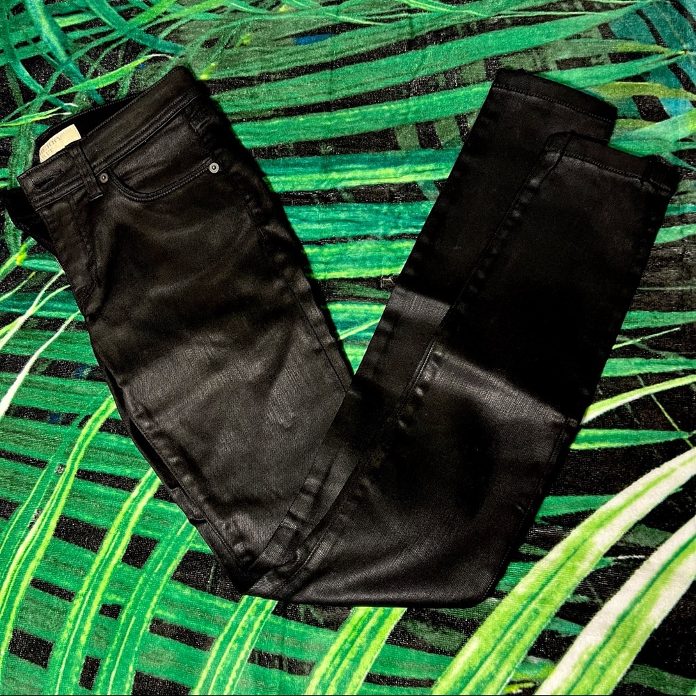 ⚫️ NWOT BURBERRY BRIT (25) Slick Black Jeans ⚫️